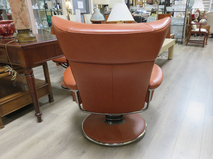 Ekornes Stressless Jazz Recliner & Ottoman