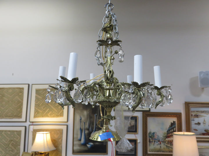 Vintage Brass Chandelier