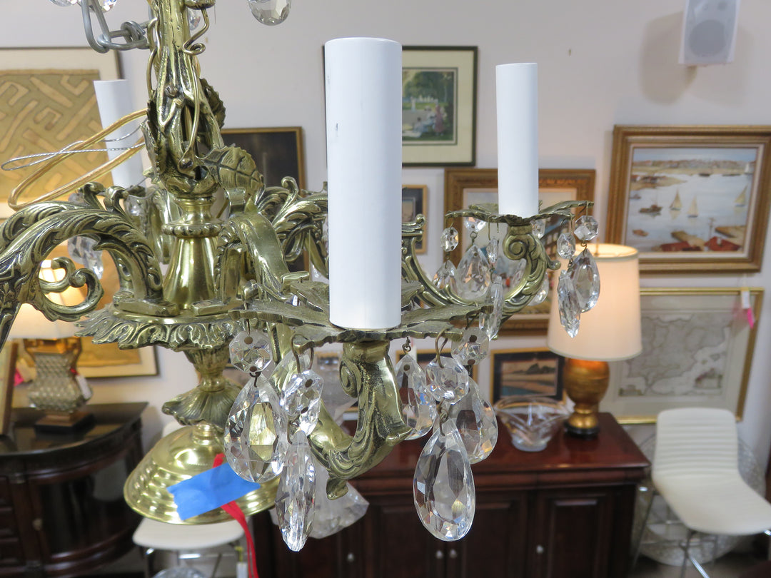 Vintage Brass Chandelier