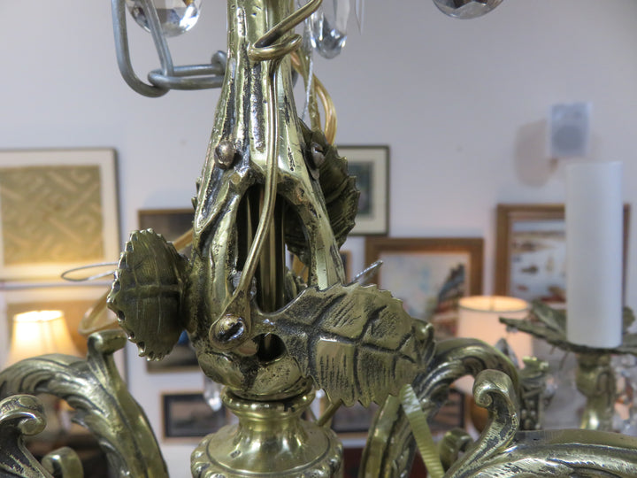Vintage Brass Chandelier