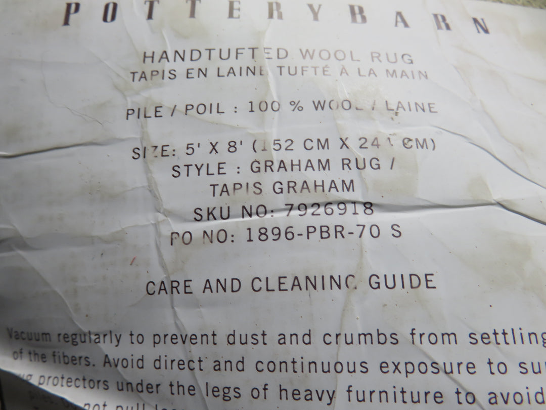 Pottery Barn Area Rug