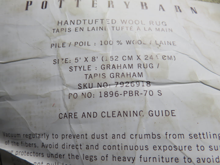 Pottery Barn Area Rug