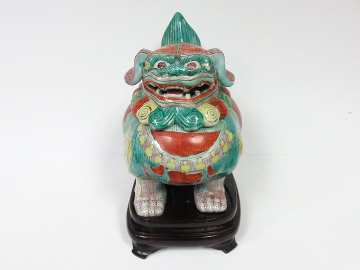 Temple Lion Censer on Stand