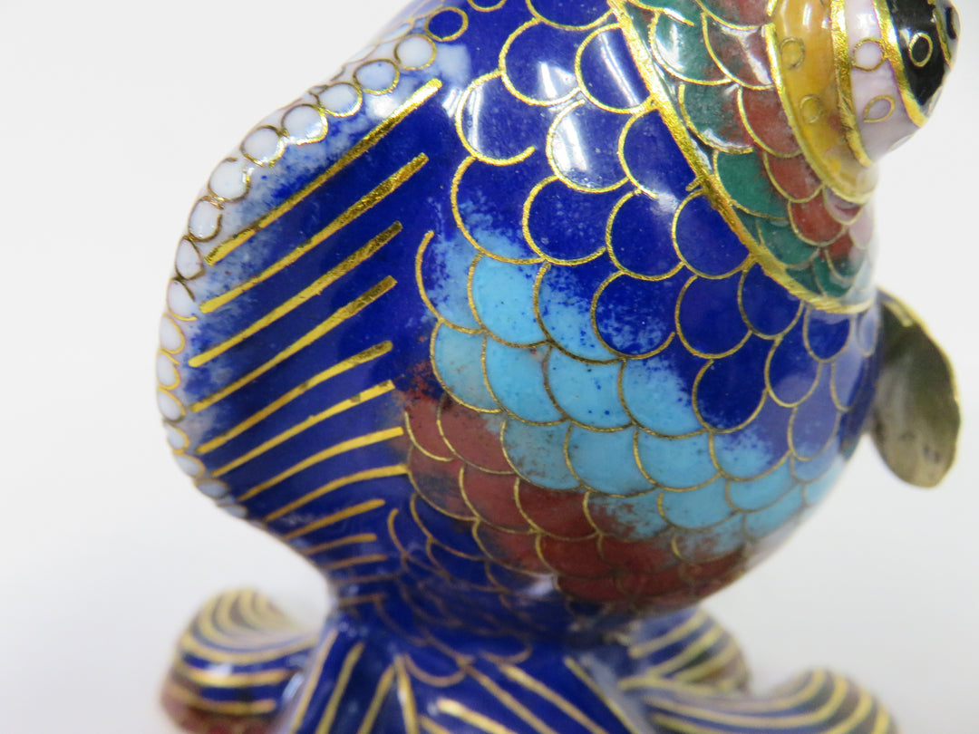 Cloisonne Enameled Fish Figurine