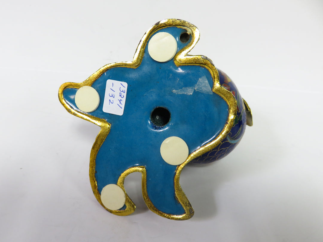 Cloisonne Enameled Fish Figurine