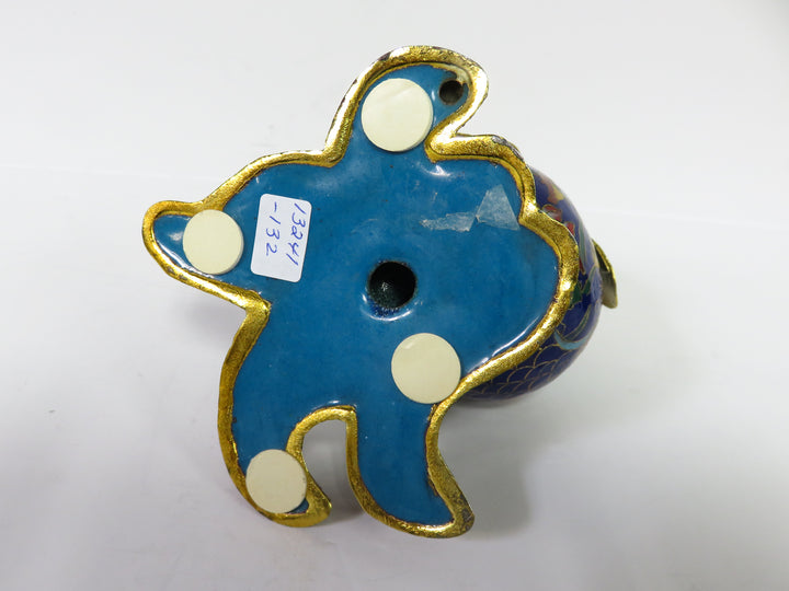 Cloisonne Enameled Fish Figurine