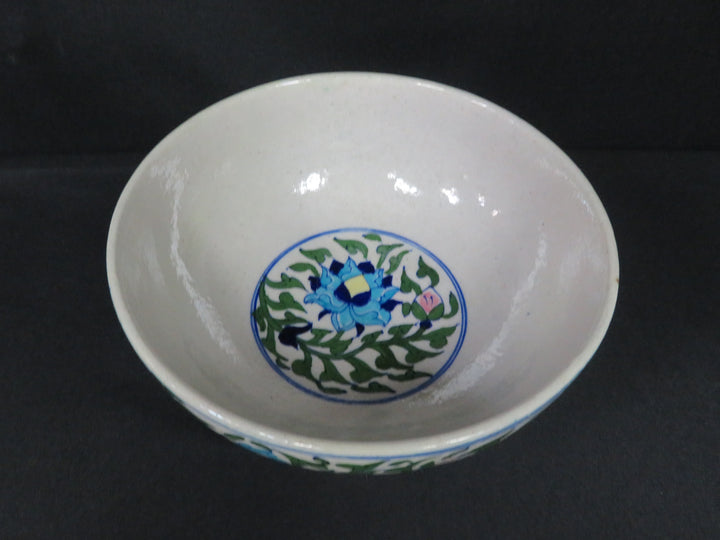 Floral & Vine Footed Bowl
