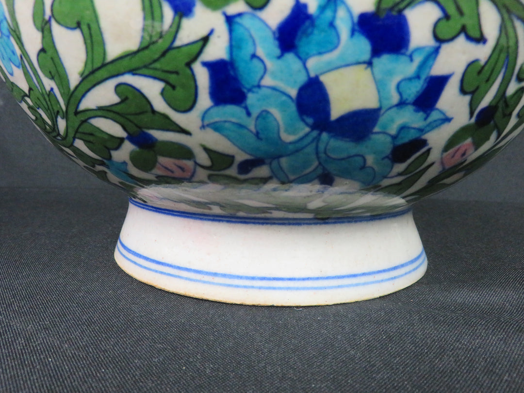 Floral & Vine Footed Bowl