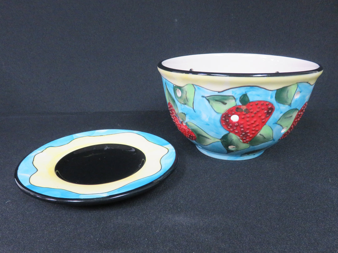 Ganz Berry Bowl and Saucer