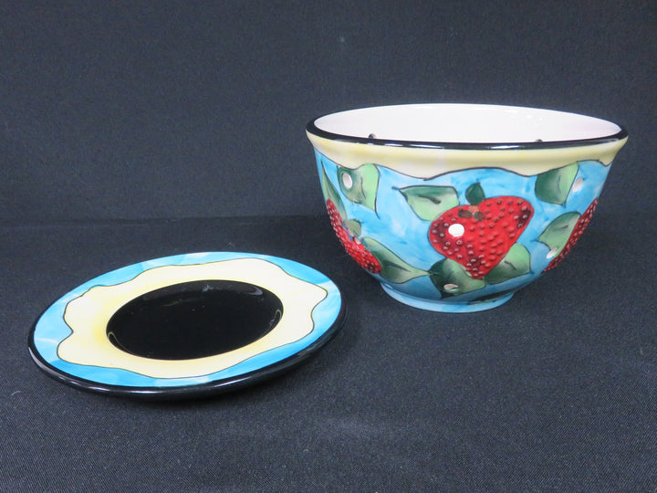 Ganz Berry Bowl and Saucer