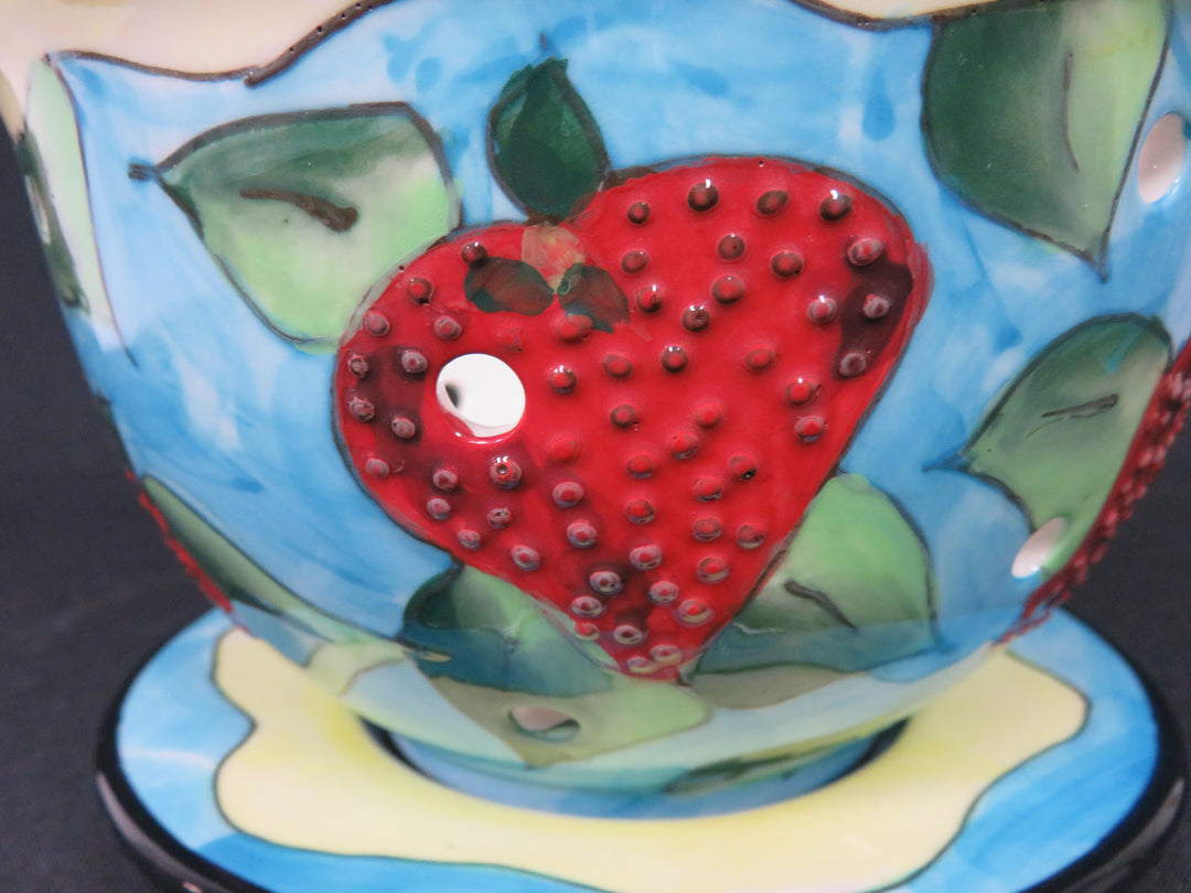 Ganz Berry Bowl and Saucer