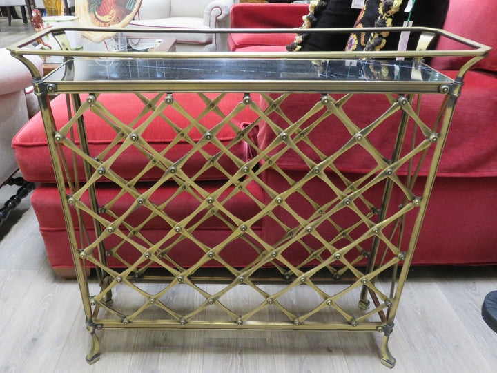 Brass Wine Stand