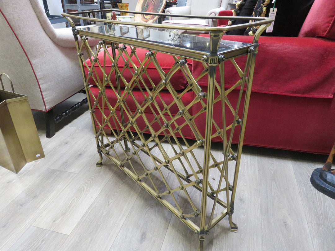Brass Wine Stand