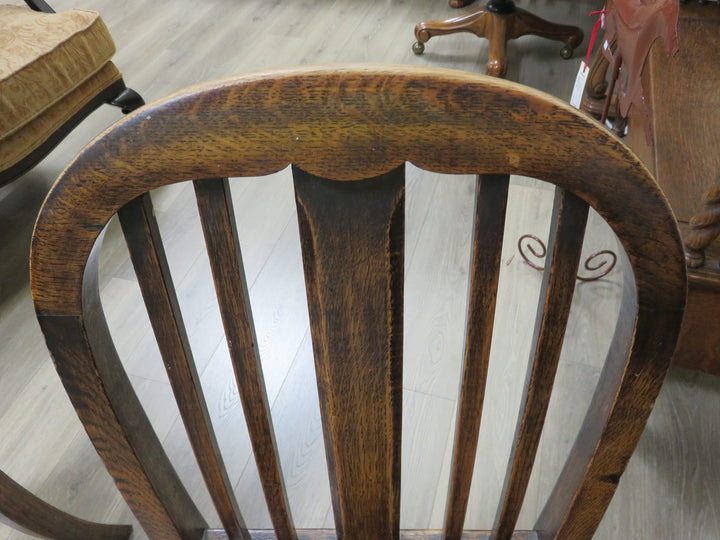 Two Vintage Wooden Side Chairs