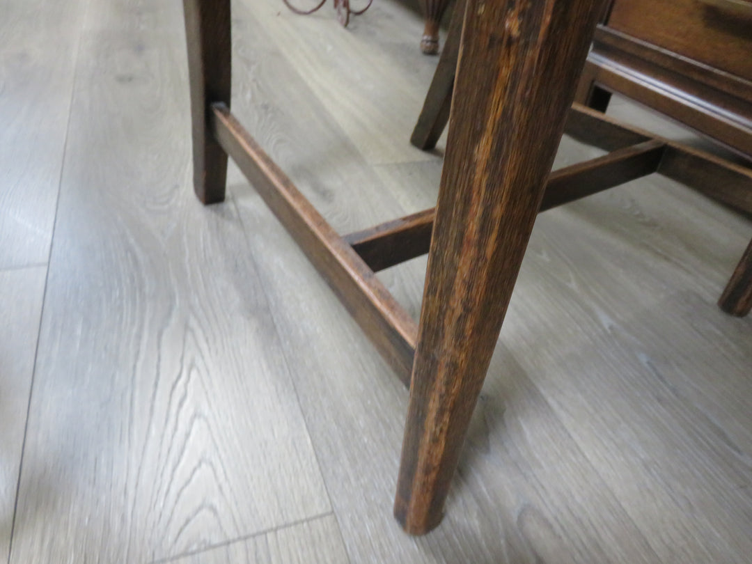Two Vintage Wooden Side Chairs