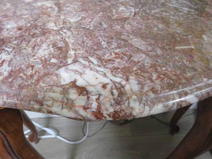 Vintage Demilune Console Table