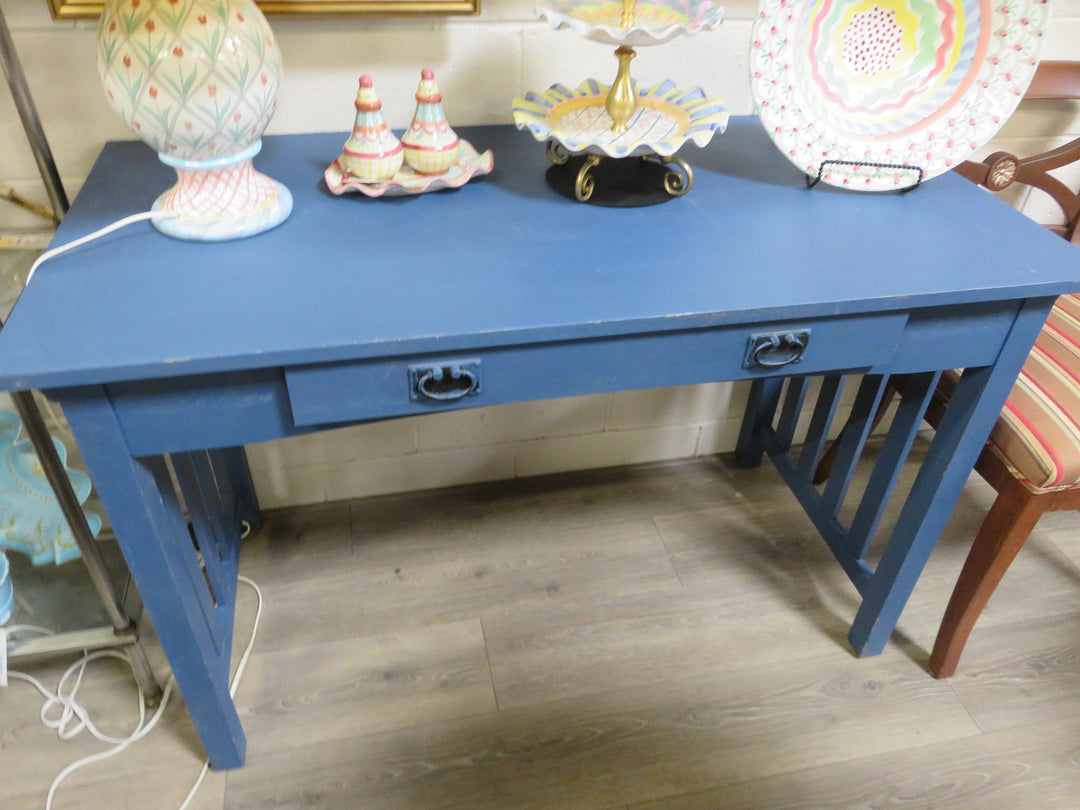 Blue Painted Desk