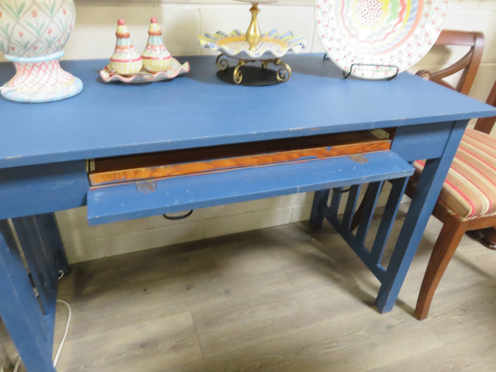 Blue Painted Desk