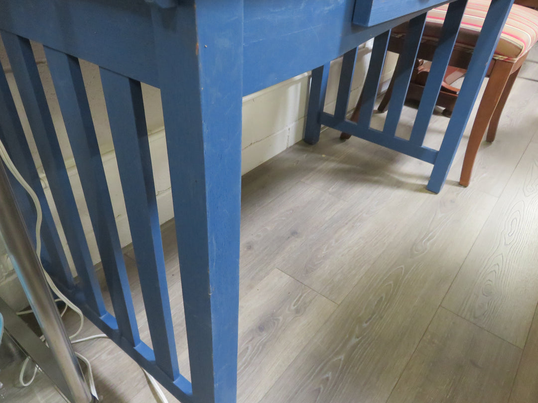 Blue Painted Desk