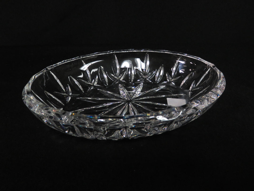 Gorham Crystal Dish & Spoon