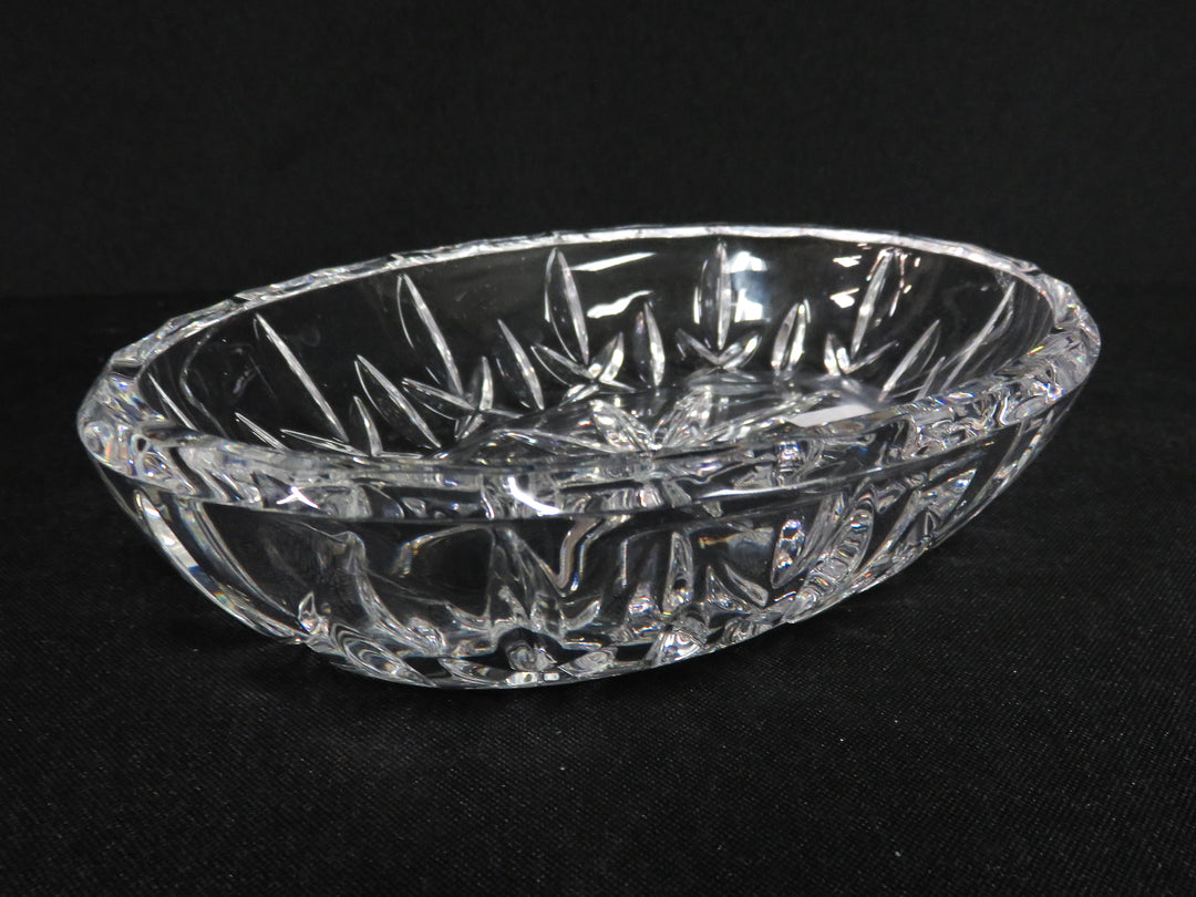 Gorham Crystal Dish & Spoon