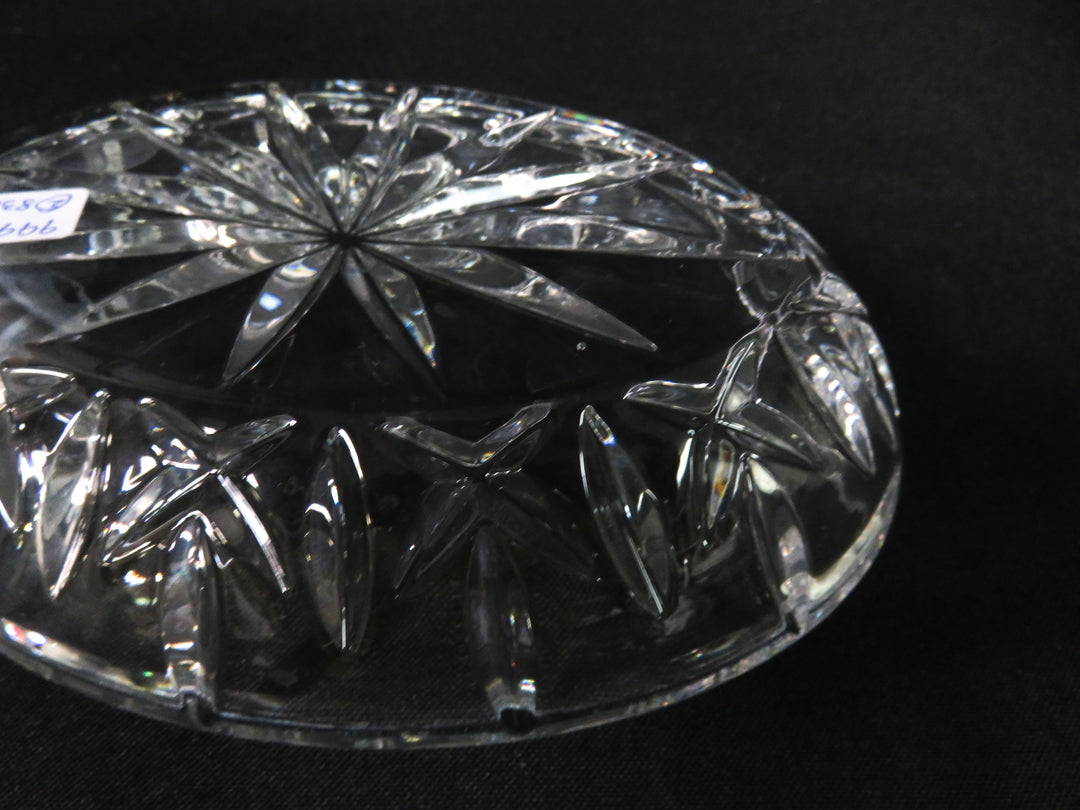 Gorham Crystal Dish & Spoon