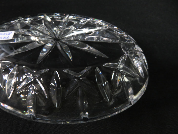 Gorham Crystal Dish & Spoon