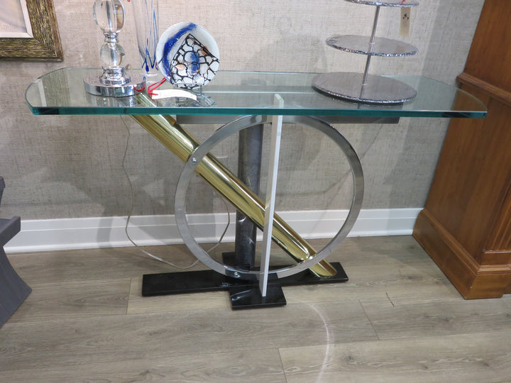 Post Modern Sculptural Console Table
