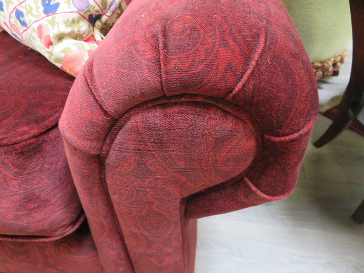 Custom Paisley Jacquard Sectional Sofa