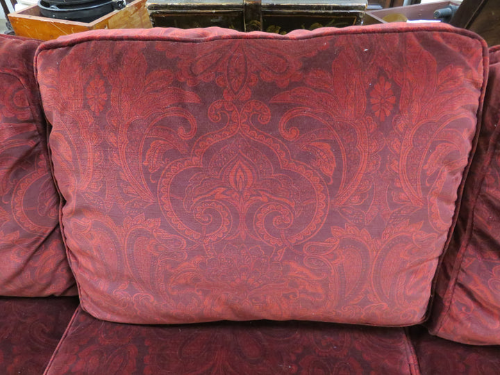 Custom Paisley Jacquard Sectional Sofa