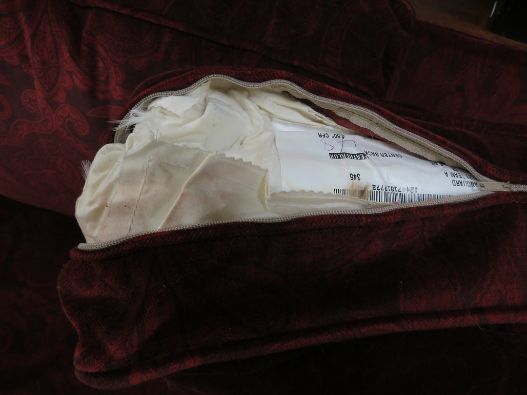 Custom Paisley Jacquard Sectional Sofa