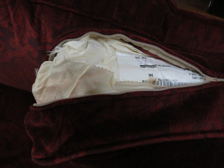 Custom Paisley Jacquard Sectional Sofa