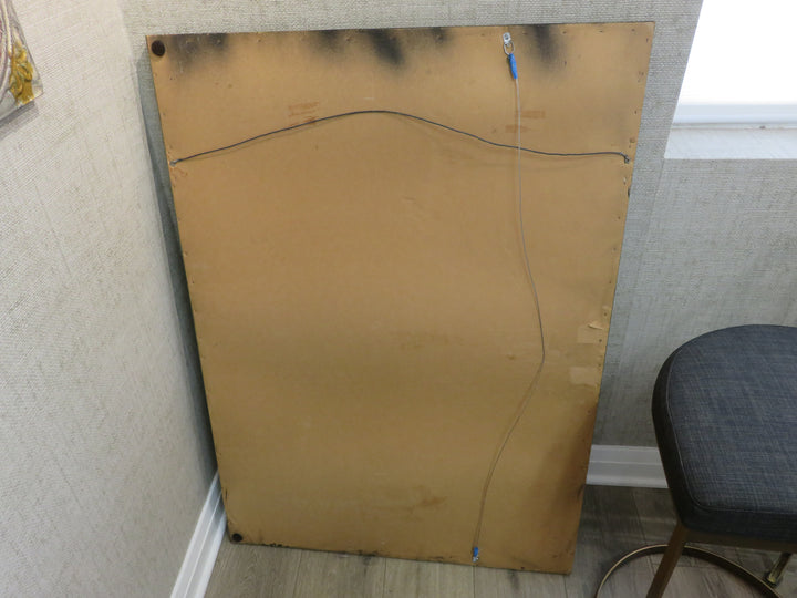 Black Framed Beveled Mirror