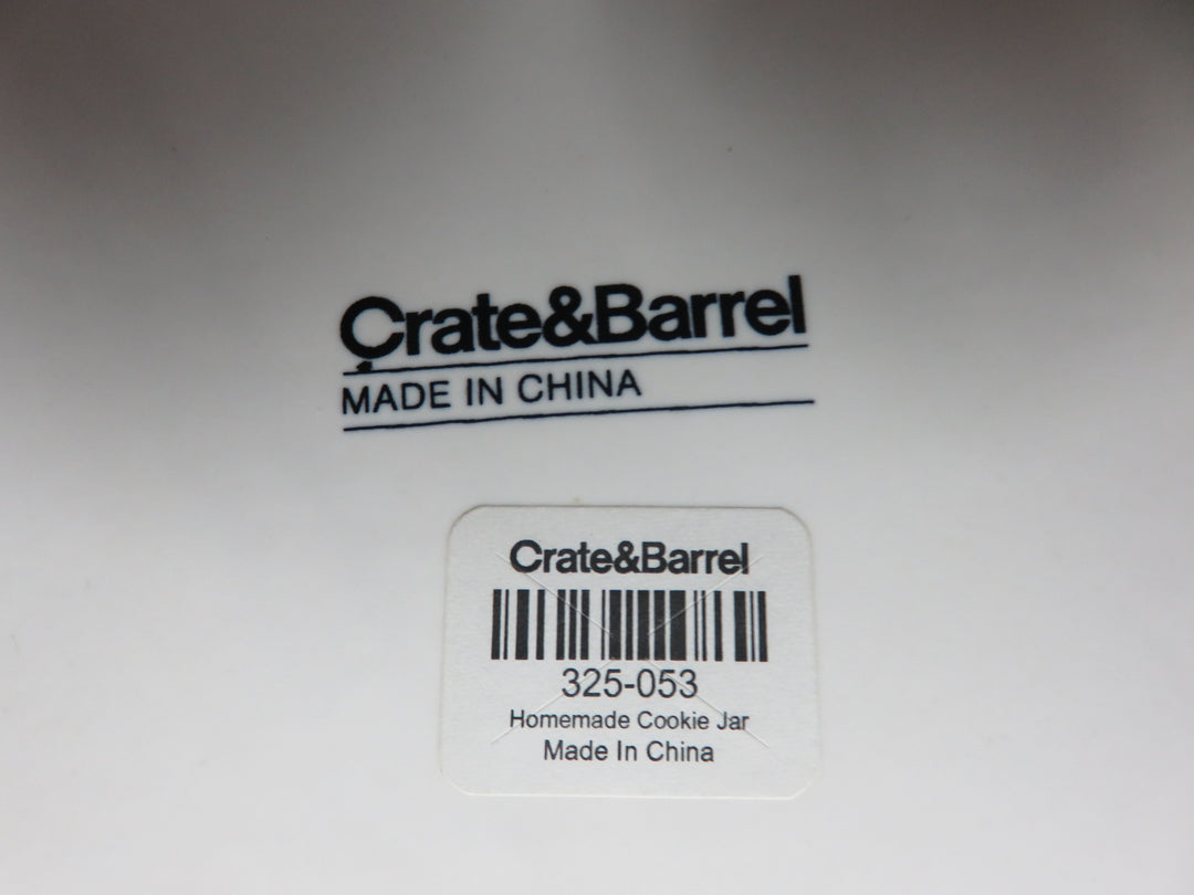 Crate & Barrel Cookie Jar