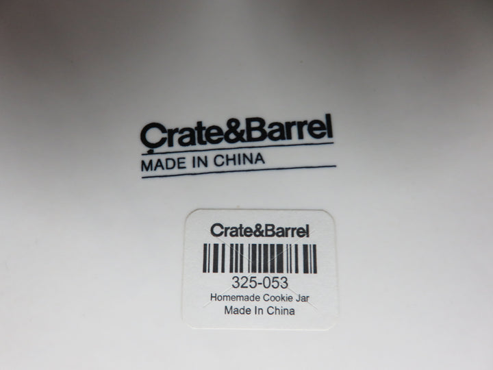 Crate & Barrel Cookie Jar