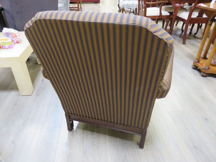Drexel Heritage Striped Arm Chair