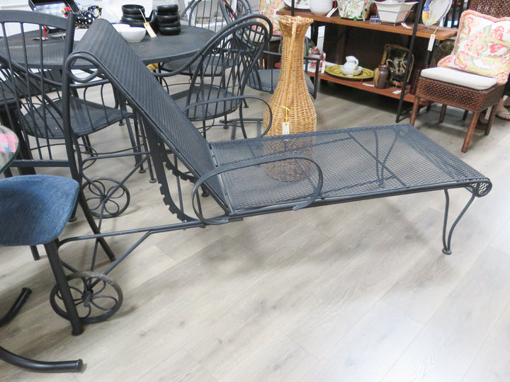Woodard Wrought Iron Chaise Lounge