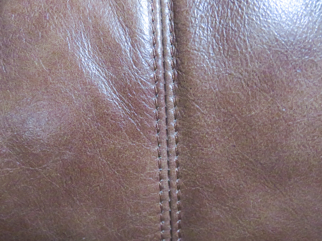 Plunkett Brown Leather Sofa