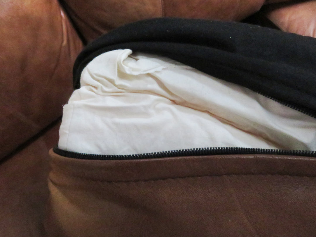 Plunkett Brown Leather Sofa