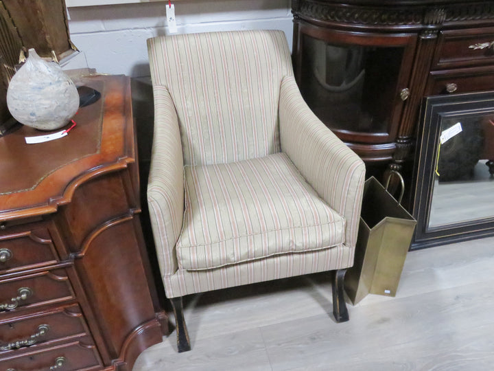 Striped Slipper Chair