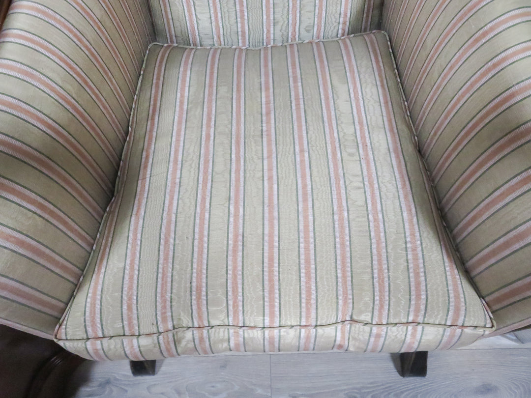 Striped Slipper Chair