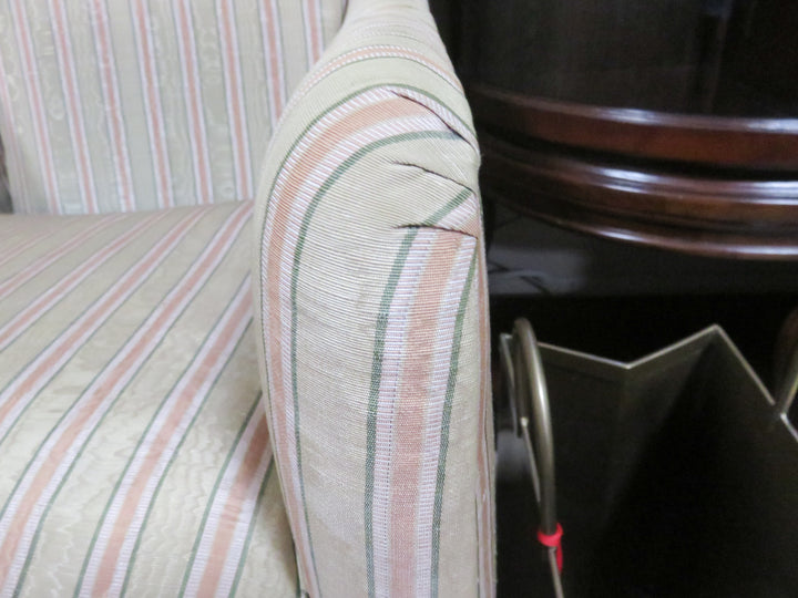Striped Slipper Chair