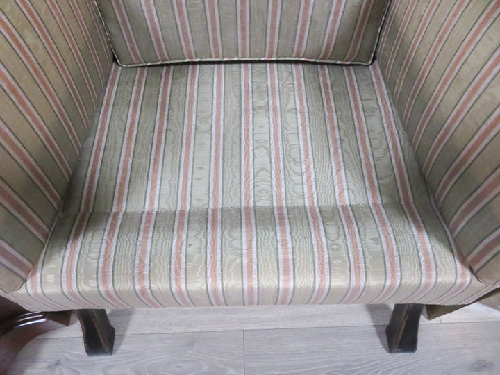 Striped Slipper Chair