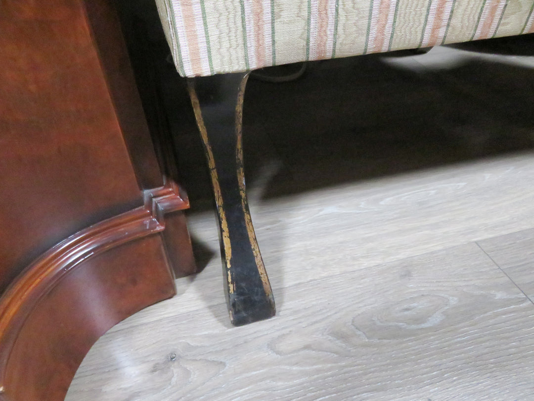 Striped Slipper Chair