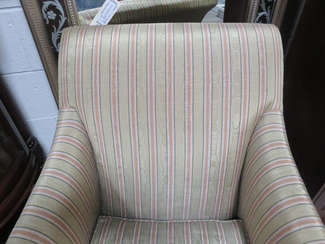 Striped Slipper Chair