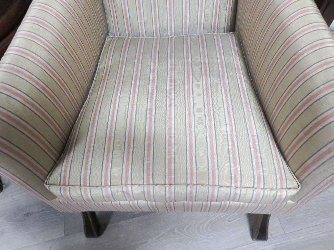 Striped Slipper Chair
