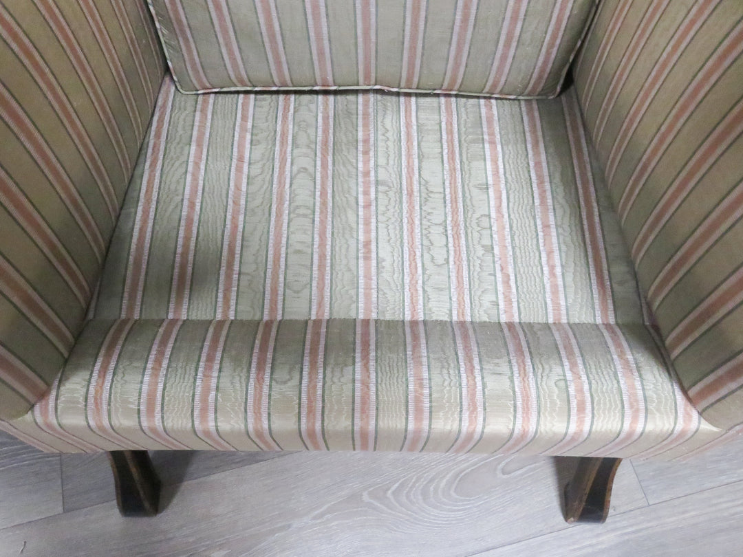 Striped Slipper Chair