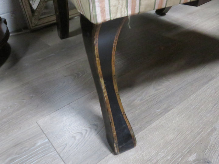 Striped Slipper Chair