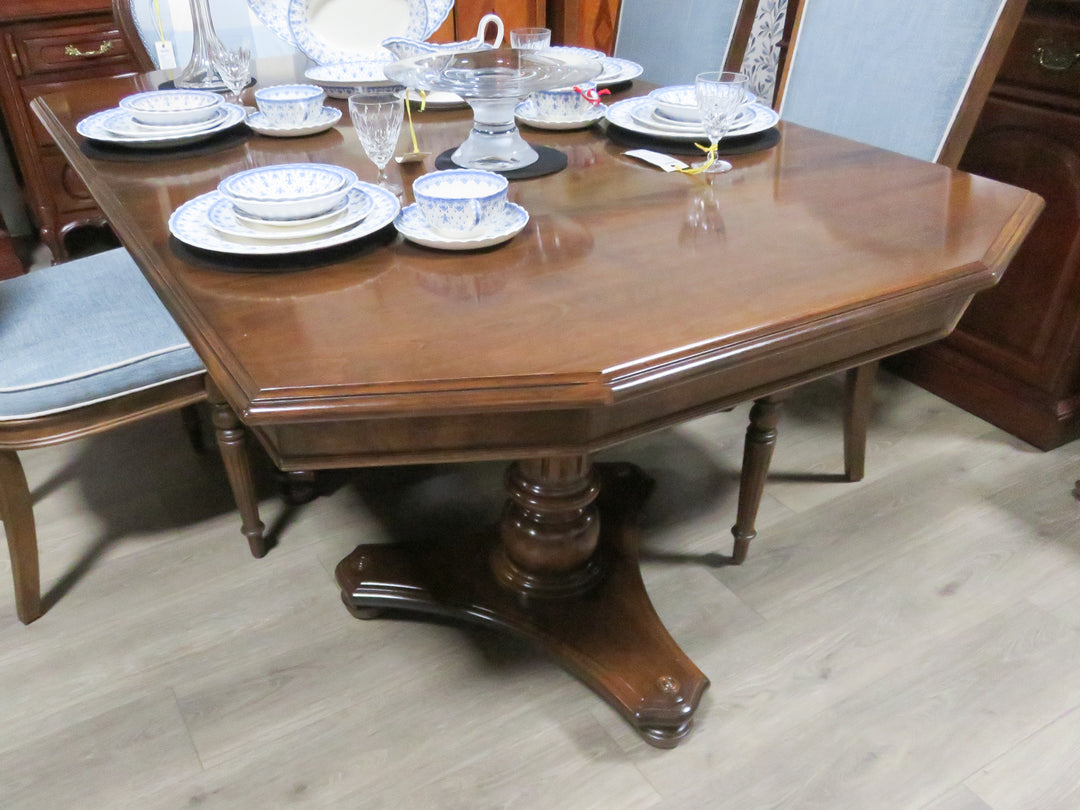 Double Pedestal Dining Table