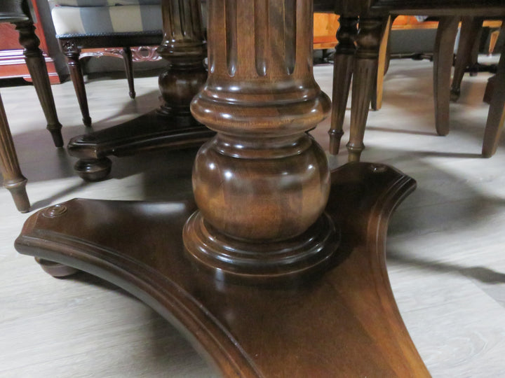 Double Pedestal Dining Table